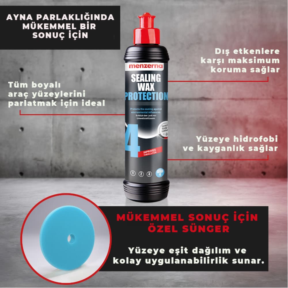 MENZERNA Sealing Wax Boya Koruma Cilası - 250 ml - 7