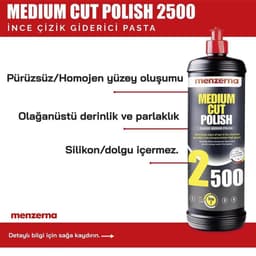 MENZERNA 2500 İnce Çizik Giderici Pasta - 5 lt - 3